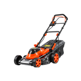 Walk-Behind Lawn Mower – Orange & Black with Grass Collector