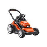 Lawn Mower – Orange & Black with Large Rear Wheels